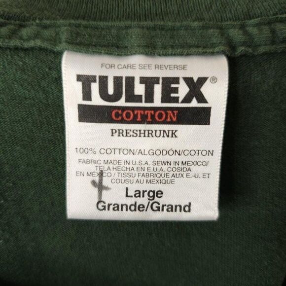 Vintage Sundowner Casino T Shirt Mens Size Large Green 90s All Over Print CLOSED - Picture 4 of 5